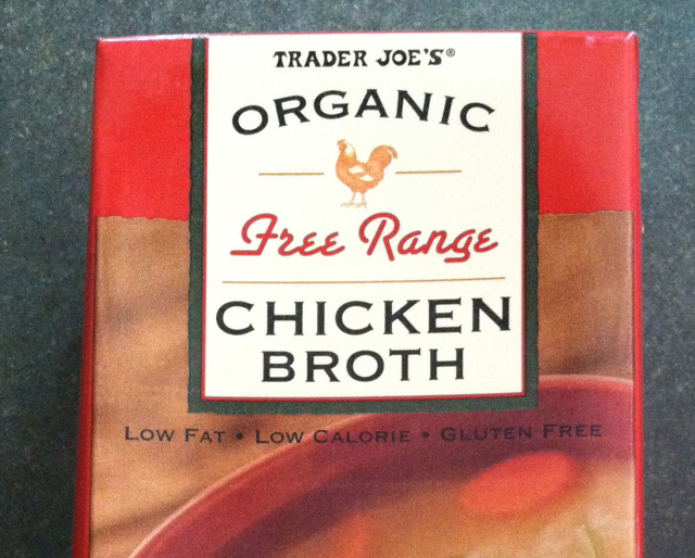 trader joes organic free range chicken broth ingredients